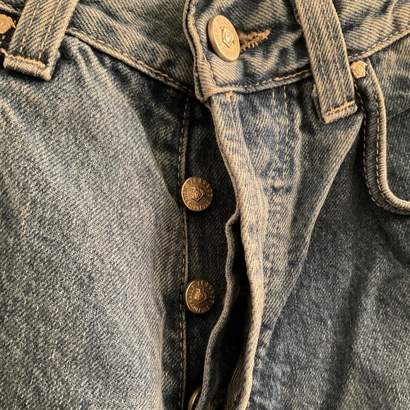 Vintage Versace Jeans Couture High Waisted Buttonfly Woman - Picture 3 of 9